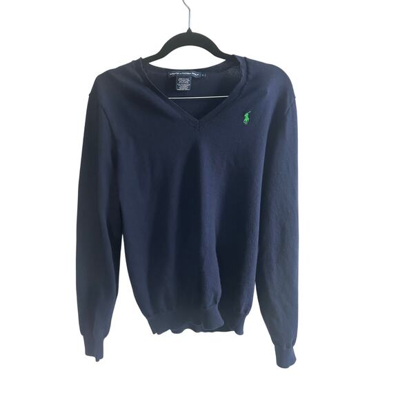 Ralph Lauren Golf Cashmere Blend Navy Sweater Large - Picture 1 of 3